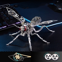 Energinox Acier Inoxydable enfants Anime Abeille Jouet pour Enfants Animal 3D DIY Métal Puzzle Modèle