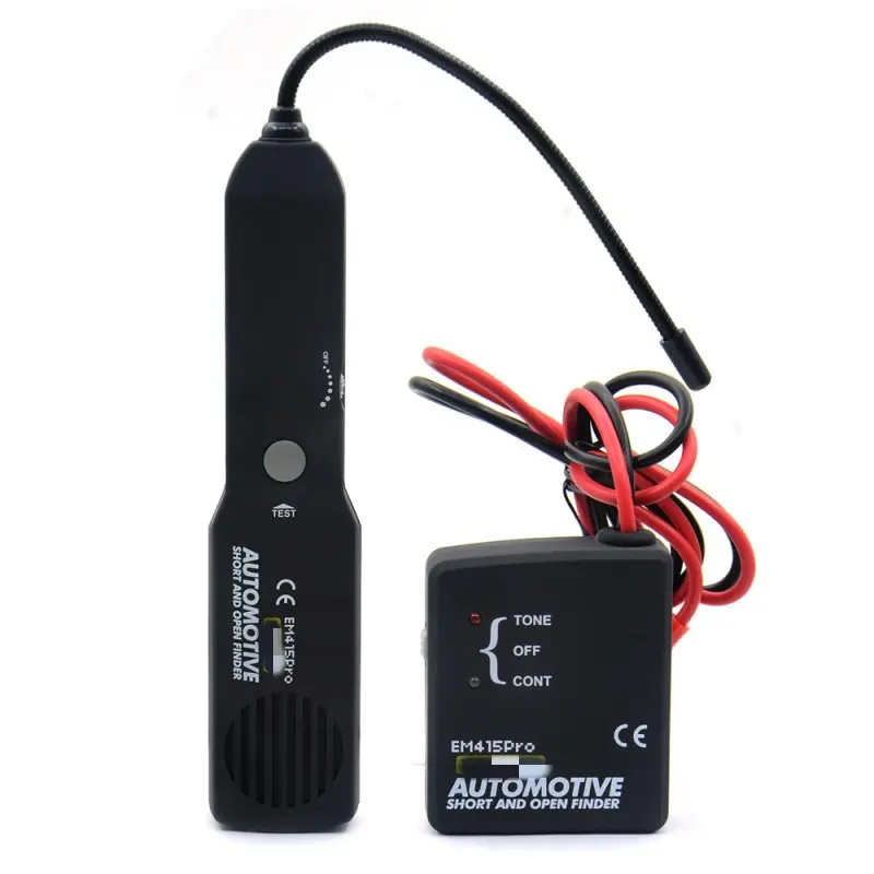 Rastreador de cables para automóviles, buscador de circuitos, Detector corto, probador de herramientas EM415 PRO, probador de cables de red para automóviles