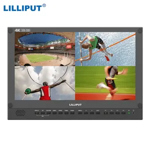 LILLIPUT 15.6英寸12G-SDI 4k广播导演四视图SDI监视器制作电影