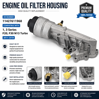 Housing Filter Oli Mesin Canggih untuk bmw Placeholder 1 3 Series OE 11427611968 Tahan Benturan Cocok Sempurna dengan Suku Cadang Asli