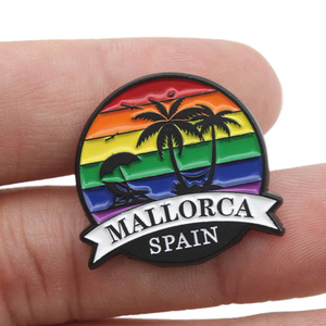 Insignia de Recuerdo de Viaje Personalizada de <span class=keywords><strong>Barcelona</strong></span>, España, Fabricante de Pins Metálicos Turísticos de la Ciudad - Product Image 5