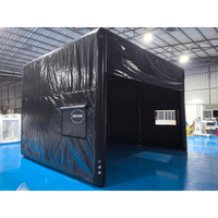 Simulateur de golf gonflable personnalisé pour entraînement en intérieur et en extérieur, avec écran de projection et pompe à air
