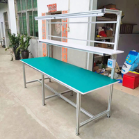 Profilé en aluminium économique pour mobilier optique, table de travail en aluminium pour fabricant