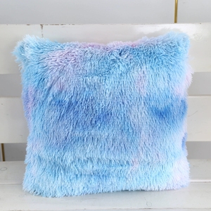 Trang chủ sofa siêu mềm giả lông sang trọng <span class=keywords><strong>TIE</strong></span> <span class=keywords><strong>DYE</strong></span> Cushion Cover trang trí nội thất gối bao gồm phòng khách sofa trang trí Fluffy Cushion Cover - Product Image 6