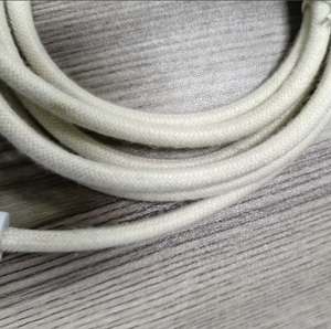 Tùy chỉnh 2-pin EU cắm chiếu sáng dây đèn cổ điển dây vải bện cáp chuyển đổi cho thiết bị nhà điện cung cấp điện - Product Image 2