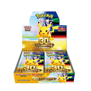 Vente en gros transfrontalière : Boîte originale japonaise PKM 30ème PTCG, Boîte suspendue Eevee, Booster Pikachu M6a, Cartes à collectionner - Product Image 1