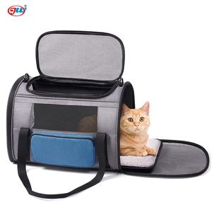ZYZ PET TSA kedi taşıyıcı sırt çantası yumuşak taraflı havayolu onaylı, köpek seyahat çantaları büyük <span class=keywords><strong>20</strong></span> <span class=keywords><strong>lbs</strong></span> ve küçük orta köpek yürüyüş - Product Image 1