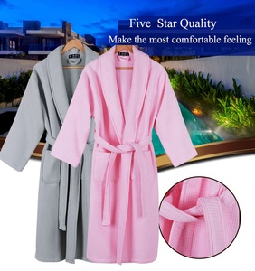2025 Pink Kimono <strong>Waffle</strong> <strong>Robe</strong> Woman/Men Bath Shower <strong>Robes</strong> for Wedding Party Bridal - Product Image 2