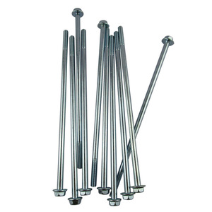 สลักเกลียวยาว M6*180 มาตรฐาน GB5789 ชุบสังกะสี เหล็กกล้าคาร์บอน หัวหกเหลี่ยม สำหรับยึดมอเตอร์ อะไหล่เครื่องยนต์เบนซิน ดีเซล ป้องกันสนิม - Product Image 5