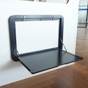 Accessoires pour camping-car, table de pique-nique <span class=keywords><strong>pliante</strong></span> murale en aluminium 1000x450mm avec clés pour <span class=keywords><strong>caravane</strong></span>, remorque, camping-car, remorque tout-terrain - Product Image 6