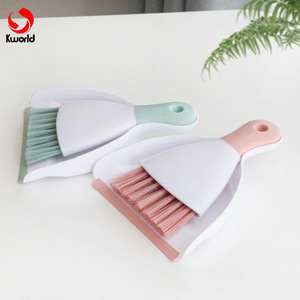 Ensemble pelle et balayette miniatures Kworld en plastique, poils durs, antidérapant, pour le nettoyage du bureau et de la voiture - Product Image 2