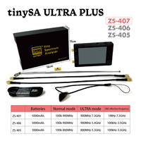 Analizador de Espectro Portátil de Alta Precisión ZS-407 TinySA ULTRA PLUS de 100K-7.3GHz con Batería de 5000mAh y Generador de Señales RF Profesional