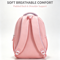 Sac à dos d'étudiant pour adolescents avec logo personnalisé, léger, imperméable, multi-poches, sac à dos décontracté pour l'école