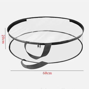 Bolsa de embalaje de almacenamiento transparente para juego de corona de Navidad de 24 \ "/30 \" para almacenamiento de corona redonda durante las vacaciones - Product Image 2