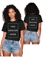 T-shirt d'été pour femme, col rond, ample et surdimensionné, en coton peigné respirant et écologique, imprimé personnages Joyeux Noël
