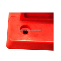 Separador de carril de plástico impermeable, señal de advertencia de tráfico reflectante para peatones, barricada, divisor de carril de carretera, flechas de entrada