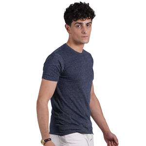 Venta al por mayor de encargo de peso pesado de algodón camiseta de los hombres | Verano Retro Streetwear Loose Fit Vintage White Ink Print algodón Hombre camiseta - Product Image 3