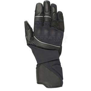 High Quality Leather Full Finger Motorbike <b>Gloves</b> for Winter Racing <b>Touchscreen</b> Safety Waterproof Windproof Unisex Custom Color - Product Image 1