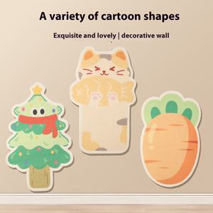 Grand autocollant mural vertical anti-griffures pour chat, protecteur de canapé en polyester, arbre à chat et grattoir - Product Image 4