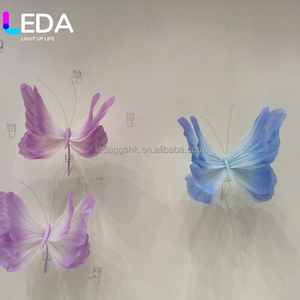 Mariposa Gigante de Organza LEDA para Decoración de Ventanas, Mariposa Artificial - Product Image 6