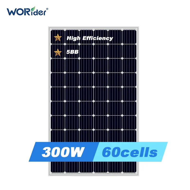 Deutsches Lager 300 W 550W 700W Solarmodul zellen 182mm mono kristallines 300 Watt Solarpanel-Energie system