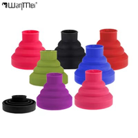 Wanmei Outil de coiffage portable en gel de silice nano résistant aux hautes températures, diffuseur de sèche-cheveux télescopique pliable