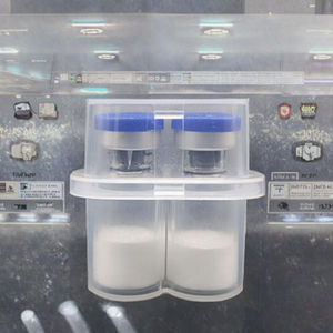 Caja de Almacenamiento de Plástico PP Rectangular Transparente y Gruesa Portátil FuYang al por Mayor, Frascos de Polvo Liofilizado con Logotipo Personalizado, Péptidos - Product Image 3