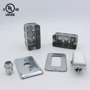 새로운 2-1/8 딥 스틸 정션 박스 2X4 아연 도금 거친 금속 전기 산업 인클로저 UL 인증 IP65 보호 레벨