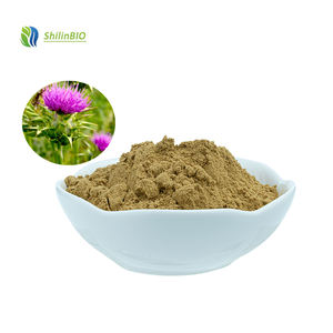 ミルクアザミ薬用ハーブ水溶性シリマリン40% <span class=keywords><strong>80%</strong></span> 肝臓保護用ミルクアザミエキス - Product Image 1