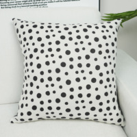 Chaîne nordique brodé velours oreiller couleur unie Imitation lapin fourrure cordon couverture pour la maison canapé-lit coussin utilisation