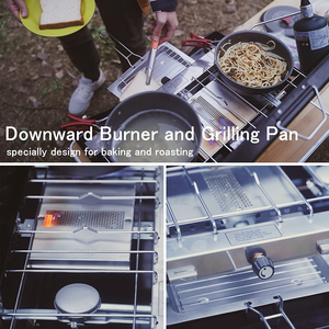 3 brûleur 20,400 BTU Portable Cuisinière À Gaz avec Régulateur Famille Taille Cuisinière À Gaz Camping Cuisinière À Gaz Propane Grill - Product Image 4