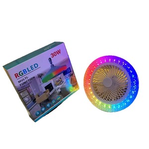 RGBLED Multi Function Fan <b>Light</b> 30W <b>Ceiling</b> Mount <b>Remote</b> <b>Control</b> LED <b>Light</b> With Color Changing Effect - Product Image 5