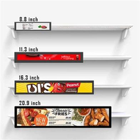 Monitor LCD Ultra Lebar dengan Ukuran yang Dapat Disesuaikan, Resolusi 1080p, Poster Digital Android untuk Iklan di Pusat Perbelanjaan SDK