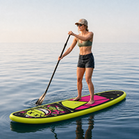Planche de paddle gonflable en PVC Drop Stitch, stable, 3 ailerons, grande flottabilité, sports nautiques en plein air