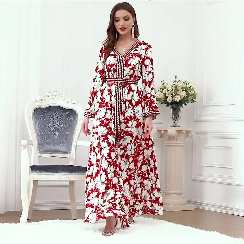 Dubai Turkey Arab Oman Elegant Chiffon Kimono for Women Muslim Solid Color 3 Layers Open Islamic Clothing Muslim Dresses