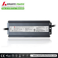 Alimentation LED 5-en-1 dimmable 7 ans de garantie pour signaux Triac/0-10V/1-10V/Potentiomètre/PWM 10V 12V 24V 80W