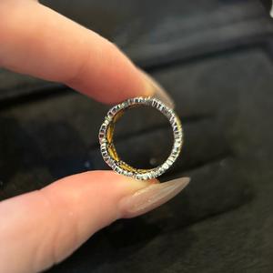 Anillo de Malla de Encaje Intercolor Estilo Buchirati Real Medieval Vintage Chapado en Oro de 18K y Plata de Ley S925 para Mujer, Forma Clásica - Product Image 4