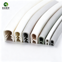 Bande de protection en caoutchouc PVC en forme de U avec noyau métallique, flexible, pour châssis de machines et tôles automobiles
