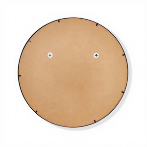 Large Art Deco Glass Wall <strong>Circle</strong> <strong>Mirror</strong> with Brass <strong>White</strong> Gold Black Metal Frame Wall Mounted Round Hanging <strong>Mirror</strong> for Bathroom - Product Image 3
