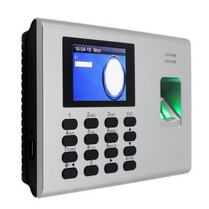 ZK K40-Grabadora de reloj de tiempo, máquina de sistema de asistencia con batería de respaldo, huella dactilar y tarjeta de perforación - Product Image 2