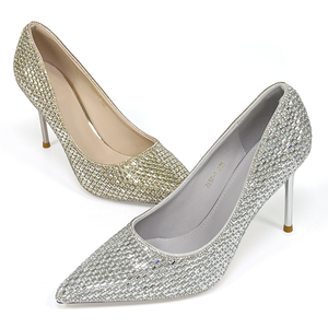 Luxury Women's Stiletto Heels Dress Shoes Elegant for Wedding High End Design <b>Pointed</b> Toe High Pumps - Product Image 4