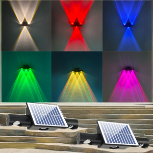 <span class=keywords><strong>2025</strong></span> mới thông minh <span class=keywords><strong>RGB</strong></span> màu <span class=keywords><strong>LED</strong></span> năng lượng mặt trời ngoài trời Đèn tường IP65 không thấm nước có thể điều chỉnh ánh sáng sân vườn - Product Image 3