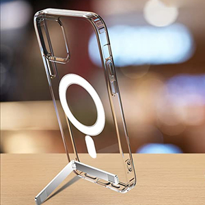 Funda Magnética Transparente Antigolpes con Soporte para <span class=keywords><strong>iPhone</strong></span> 17 Air 16 <span class=keywords><strong>Pro</strong></span> <span class=keywords><strong>Max</strong></span> 15 <span class=keywords><strong>14</strong></span> <span class=keywords><strong>13</strong></span> <span class=keywords><strong>12</strong></span> Plus <span class=keywords><strong>11</strong></span>, Accesorios para Celulares - Product Image 2