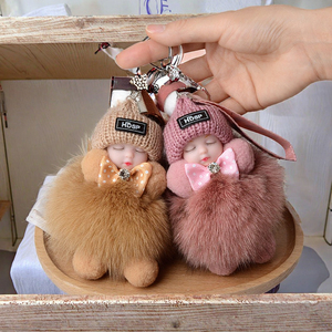 ตุ๊กตาการ์ตูนน่ารักแบบขายส่ง ของเล่นตุ๊กตาขนนุ่มสำหรับแขวนในรถ ของเล่นช่วยการนอนหลับ พวงกุญแจตุ๊กตาสัตว์ขนนุ่มสำหรับโปรโมชั่น จำนวนมาก คละแบบ สำหรับเทศกาลคริสต์มาส - Product Image 3