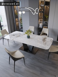 Set Tavolo da Pranzo Estensibile in Pietra di Grandi Dimensioni per 4 Persone in Stile Italiano - Product Image 3