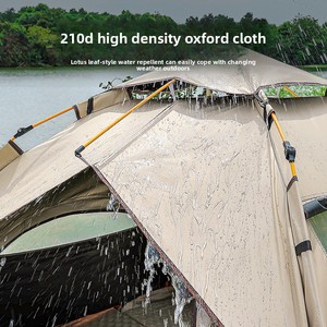 <span class=keywords><strong>Tente</strong></span> de camping portable d'extérieur, entièrement automatique, imperméable, <span class=keywords><strong>anti</strong></span>-UV, ouverture rapide, <span class=keywords><strong>anti</strong></span>-moustiques, légère, quatre places, en stock usine - Product Image 3