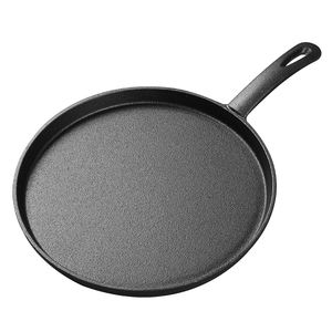 Capa de sartén antiadherente de hierro fundido-Cake Pancake Crepe Maker Flat Pan Plancha Desayuno Tortilla Sartenes para hornear - Product Image 6
