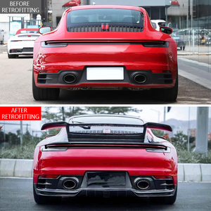 Aileron arrière 911 tout carbone 2019-2025, pièces de modification de qualité compétitive, léger, amélioré et adapté pour 992 - Product Image 2