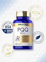 Capsules personnalisées pour la santé cardiaque avec PQQ et CoQ10, 60 unités, véganes et naturelles, améliorent l'énergie, la capacité antioxydante et la cognition