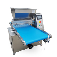 PLC Machine automatique de remplissage et de formage de pâte à gâteau pour la fabrication de cupcakes Machine de dépôt de gâteaux